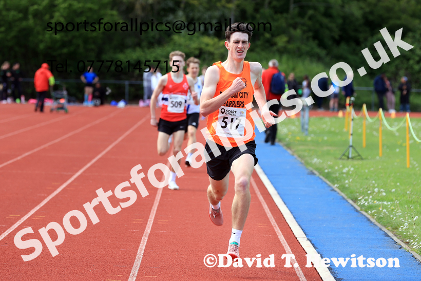 800 metres, 2026 North Eastern Track and Field Champs, Shildon, County Durham. Photo: David T. Hewitson/Sports for All Pics